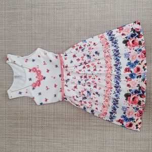 BEAUTEES Girls Skater Party Dress with Necklace